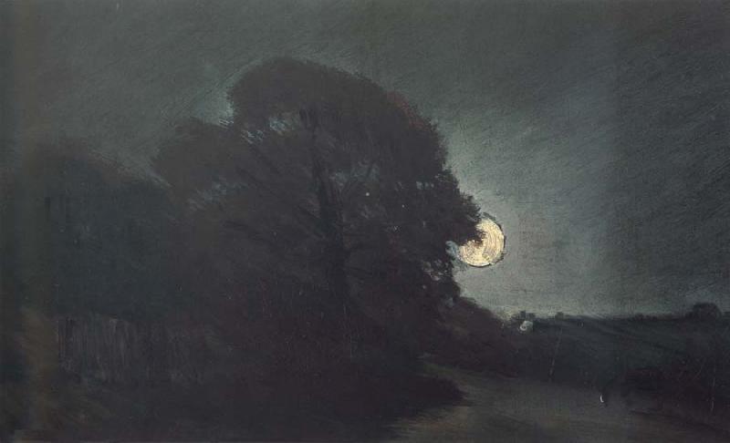 John Constable The edge of a Heath by moonlight